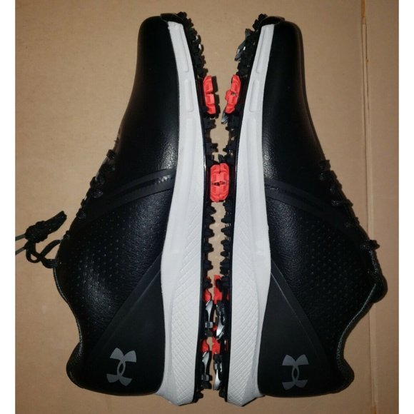 UNDER ARMOUR CHARGED DRAW RST BLACK GOLF SHOES MEN\'S SIZES NEW WITHOUT BOX ! main image 6